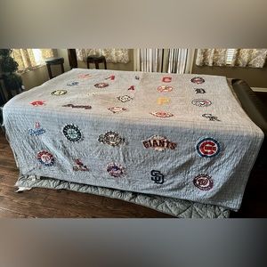 PB Teen MLB Baseball ⚾️ Full/Queen Quilt Set